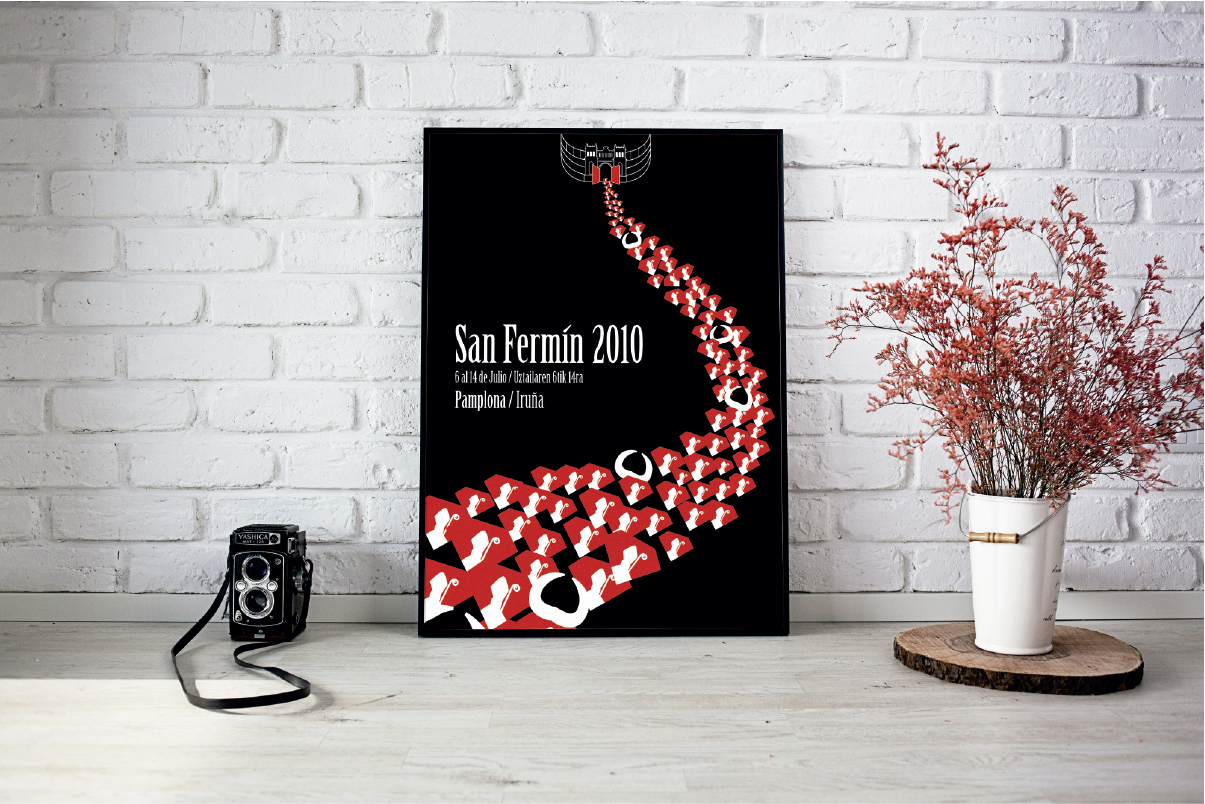 estudio d84 san fermin cartel